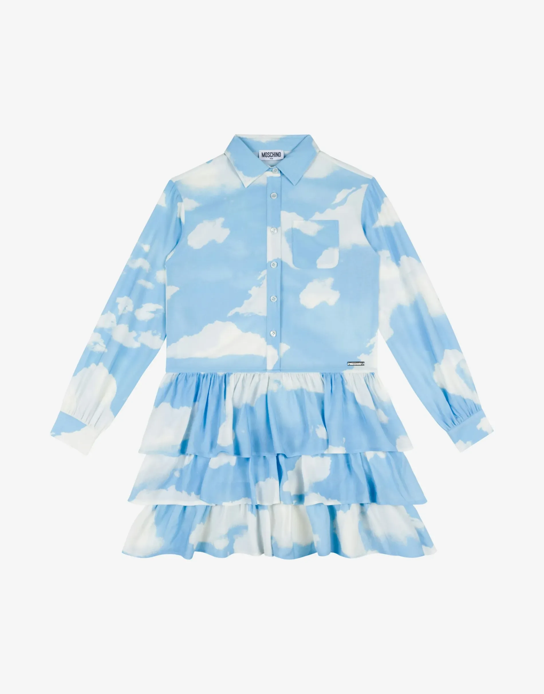 Discount Allover Clouds crêpe dress Girl