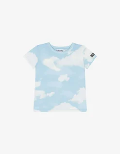 Sale Allover Clouds jersey t-shirt Girl