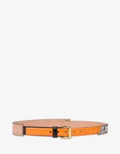 Hot Calf patchwork belt Belts