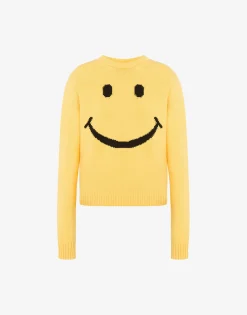 Outlet Cotton Blend Pullover Smiley® Knitwear