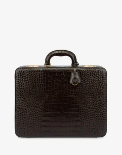 Online Croc Print Briefcase Bags & Backpacks