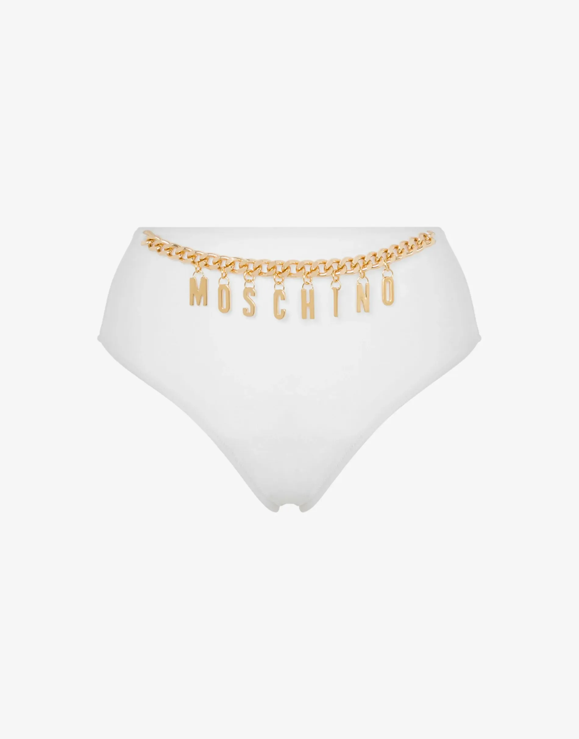 Sale High-waist Lettering Charm Swim Briefs Swimwear