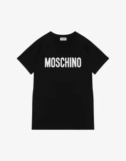 Sale Logo Print jersey dress Girl