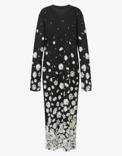 Sale Long Interlock Dress Daisy Degradé Dresses