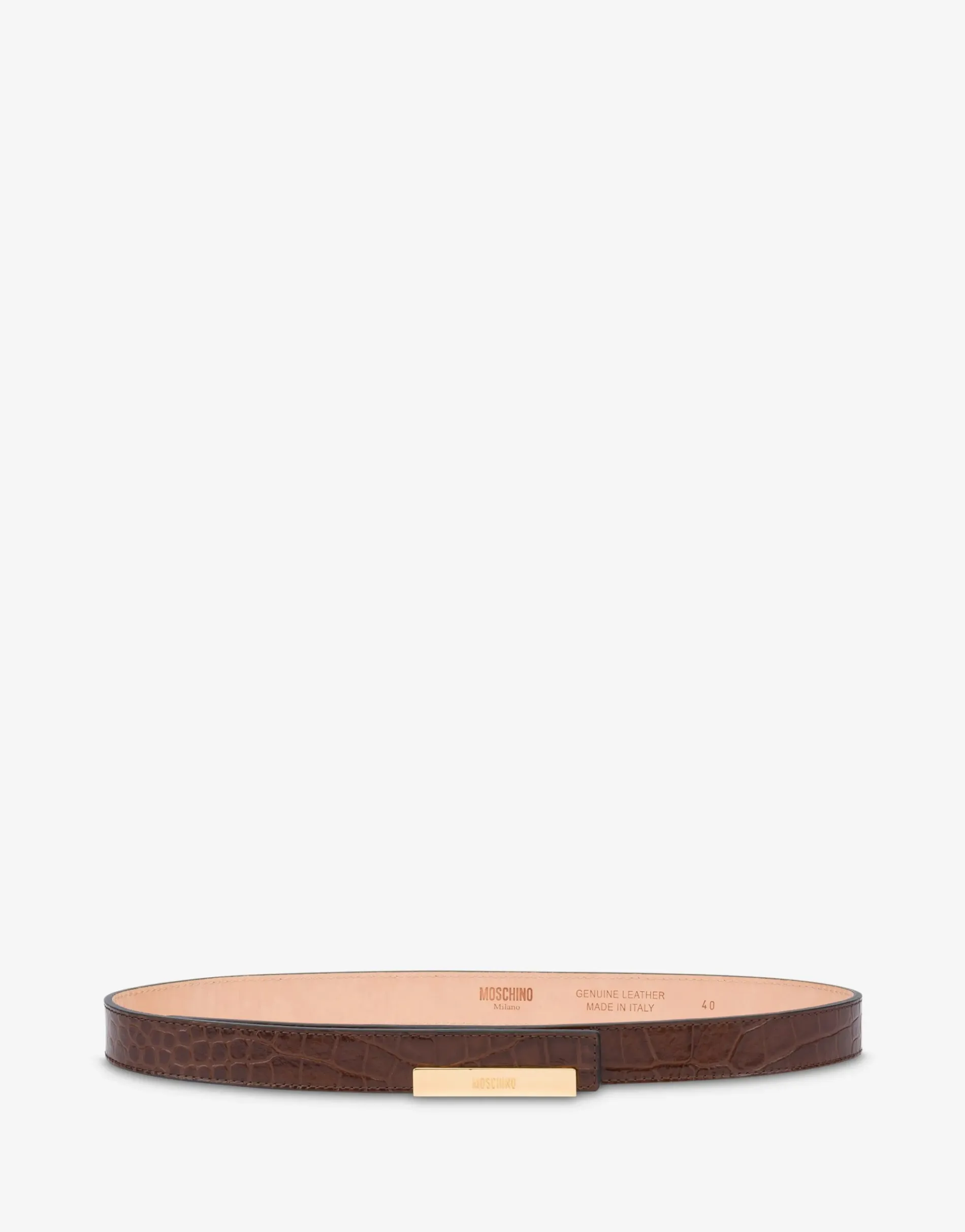 Fashion Metal Plaque calfskin belt Belts