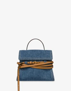 Outlet Tie Me bag in denim Handbags