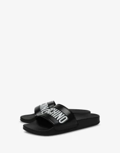 Outlet PVC pool slides with logo Sandals & Mules