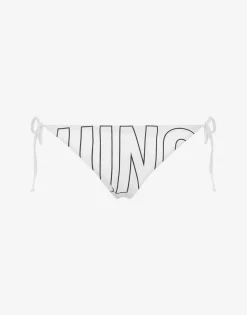 Best Rubber Logo Swim Briefs with Laces Swimwear