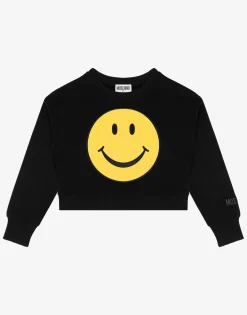 Sale Smiley® Patch cotton sweatshirt Girl