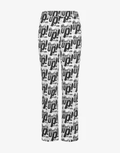 Clearance Stretch cotton satin pants 'What's up' Co-ords|Pants & Shorts