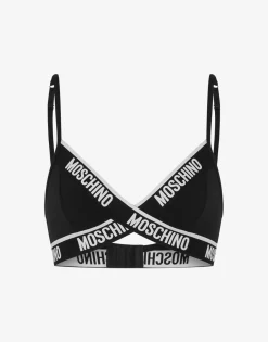 Outlet Stretch Jersey Bra Elastic Logo Band Underwear