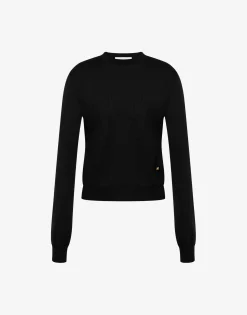 New Wool and Silk Pullover Golden M Knitwear