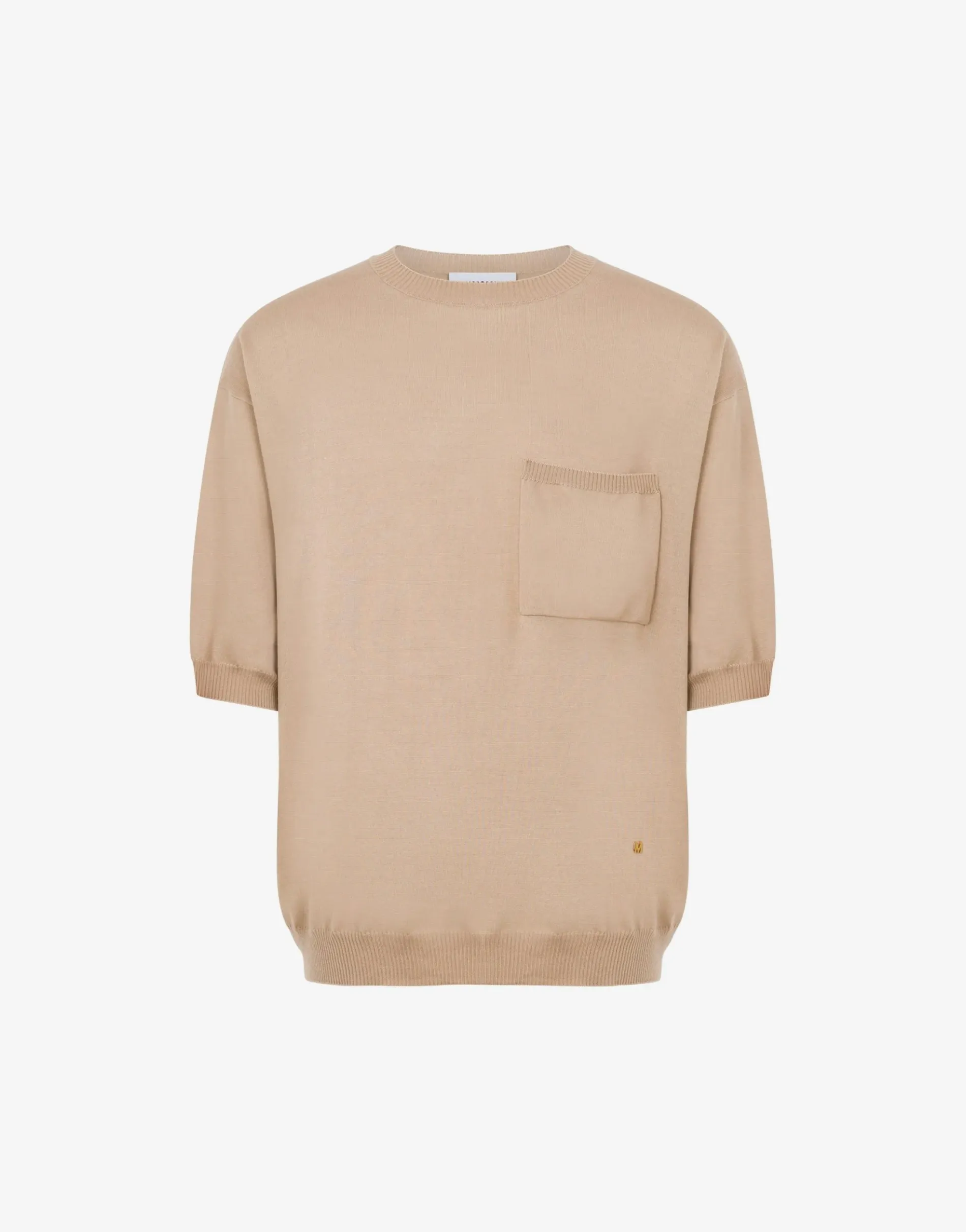 Discount Wool and Silk Sweater Golden M Knitwear