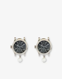 New Wristwatch Metal Earrings Jewelry